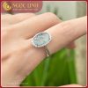 Nhẫn Ngọc phỉ thuý, xanh trắng