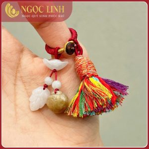 Lắc tay, bản trụ & charm phỉ thuý ngọc linh mix cùng vòng đá, vòng trang sức L04