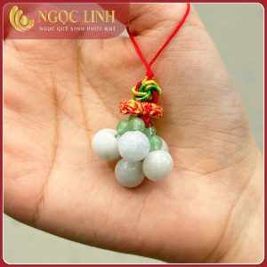 Lắc tay, bản trụ & charm phỉ thuý ngọc linh mix cùng vòng đá, vòng trang sức L06