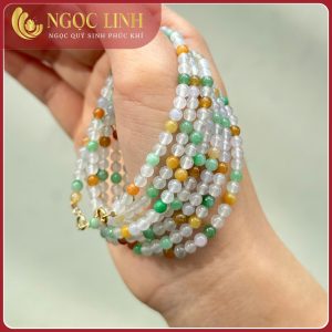 Vòng tay phỉ thuý ngọc linh - V023