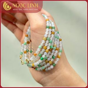 Vòng tay phỉ thuý ngọc linh - V026