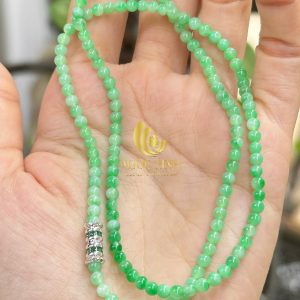 Dây chuyền & mặt ngọc phỉ thuý DC12