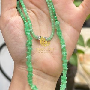 Dây chuyền & mặt ngọc phỉ thuý DC13