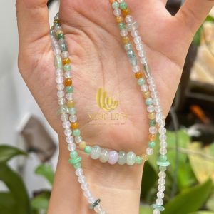 Dây chuyền & mặt ngọc phỉ thuý DC14