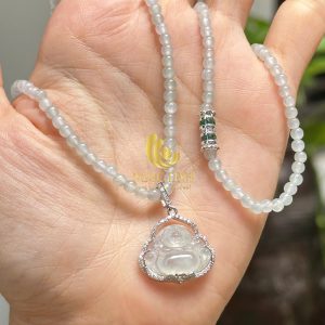 Dây chuyền & mặt ngọc phỉ thuý DC15