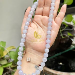 Dây chuyền & mặt ngọc phỉ thuý DC18