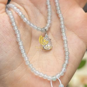 Dây chuyền & mặt ngọc phỉ thuý DC07